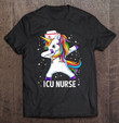 dabbing-unicorn-funny-icu-nurse-gift-t-shirt