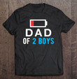 funny-fathers-day-shirt-dad-of-2-boys-shirt-gift-idea-t-shirt