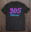 305-miami-dade-county-south-beach-pink-blue-deco-retro-t-shirt