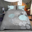 Flower Cotton Bed Sheets Spread Comforter Duvet Cover Bedding Set IYG2
