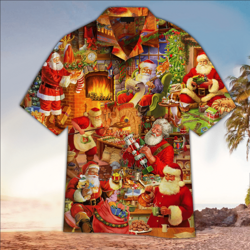 Christmas Santa Hawaiian Shirt, Santa Shirt For Santa Lover