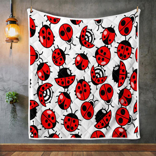 Ladybird beetle quilt