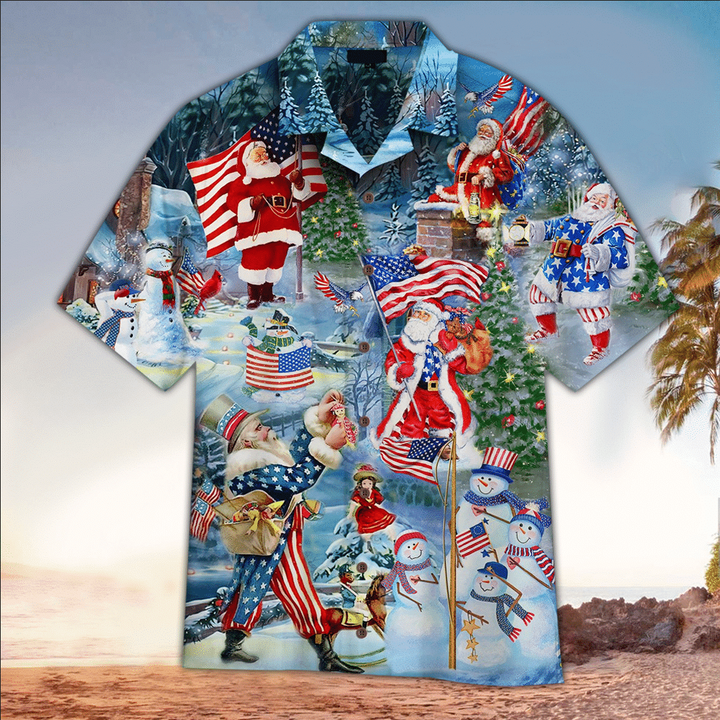 Christmas Santa Hawaiian Shirt, Santa Shirt For Santa Lover