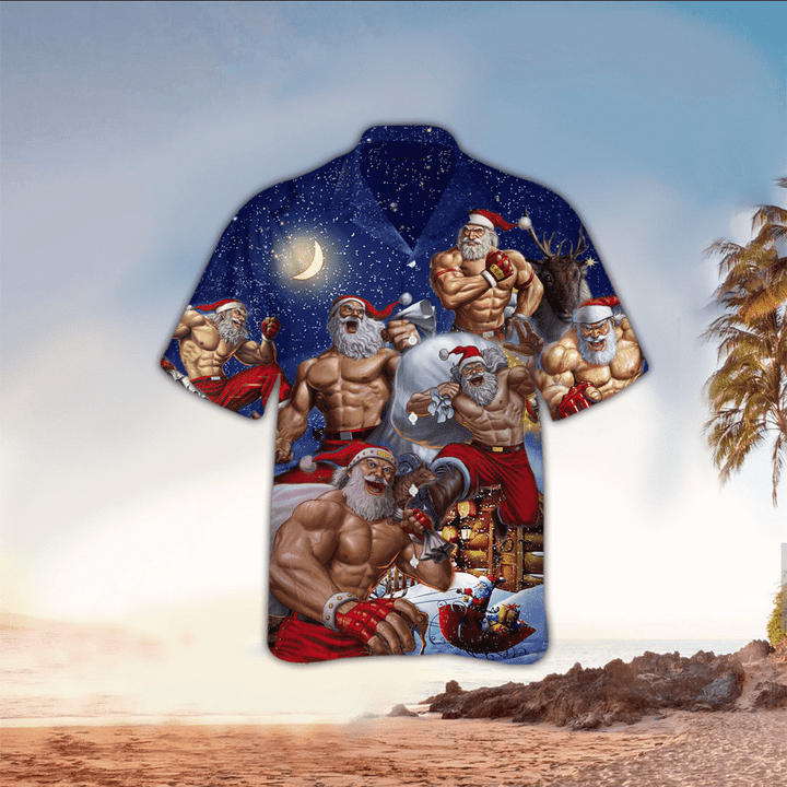 Christmas Santa Hawaiian Shirt, Perfect Santa Clothing