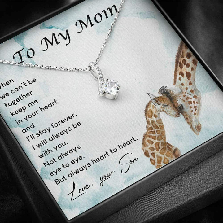 To My Mom Alluring Beauty With Gift Box For Birthday Christmas - Mother Alluring Necklace 0921