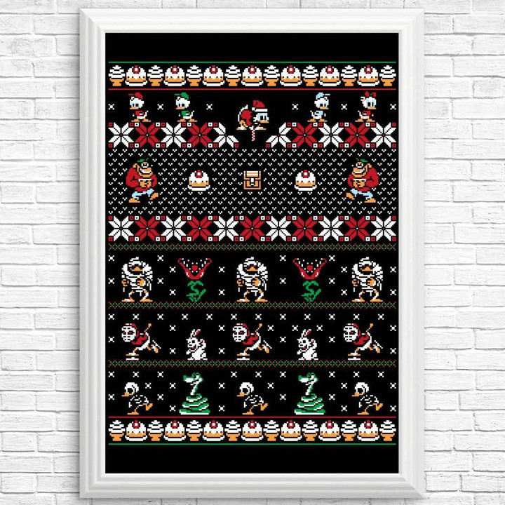 Merry Christmas Uncle Scrooges Wall Art Canvas Print | PB Canvas