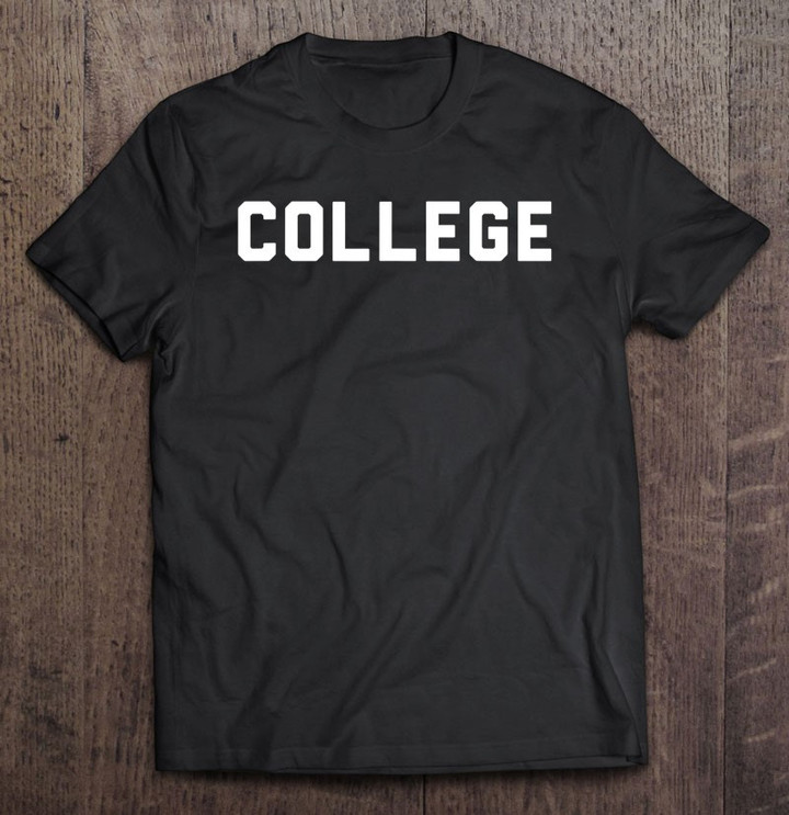 'college' 80s Party House Movie Classic College T-shirt