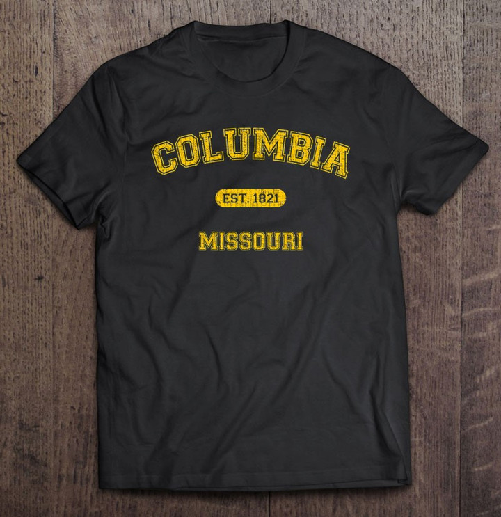retro-college-style-columbia-missouri-1821-ver2-t-shirt