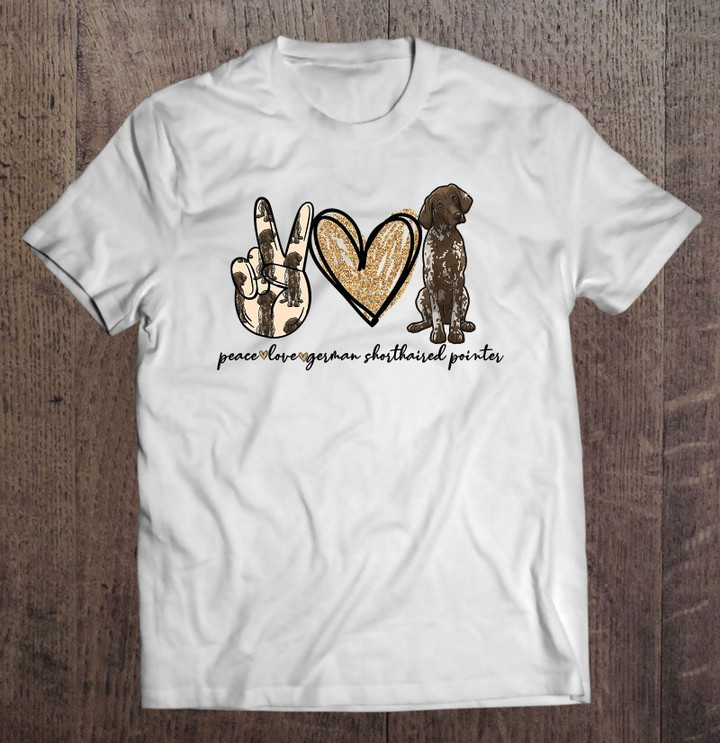 peace-love-gsp-german-shorthaired-pointer-dog-lover-gift-t-shirt