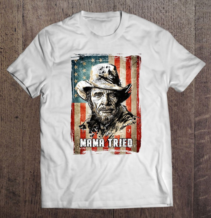 graphic-mama-tried-country-music-vintage-merle-arts-haggard-t-shirt