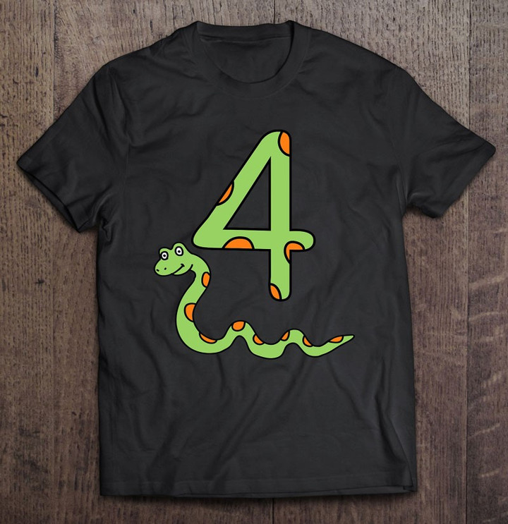 snake-birthday-boy-kids-reptile-animal-number-4-4th-bday-t-shirt