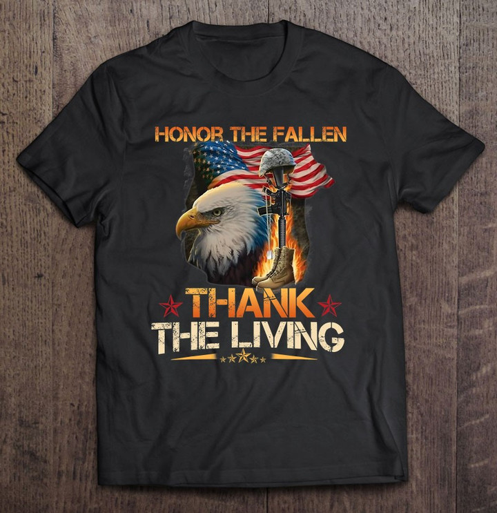 honor-the-fallen-thank-the-living-memorial-day-veterans-day-t-shirt