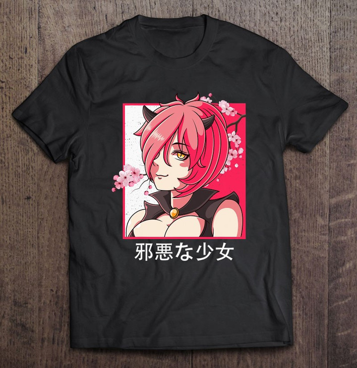 anime-girl-punk-evil-girl-pastel-menhera-kawaii-japanese-t-shirt