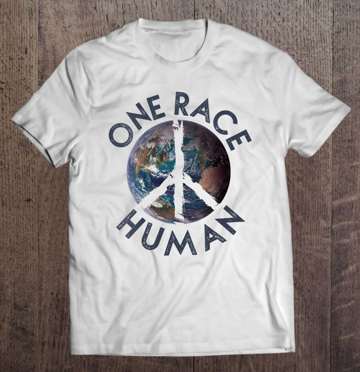 one-race-human-for-world-peace-t-shirt
