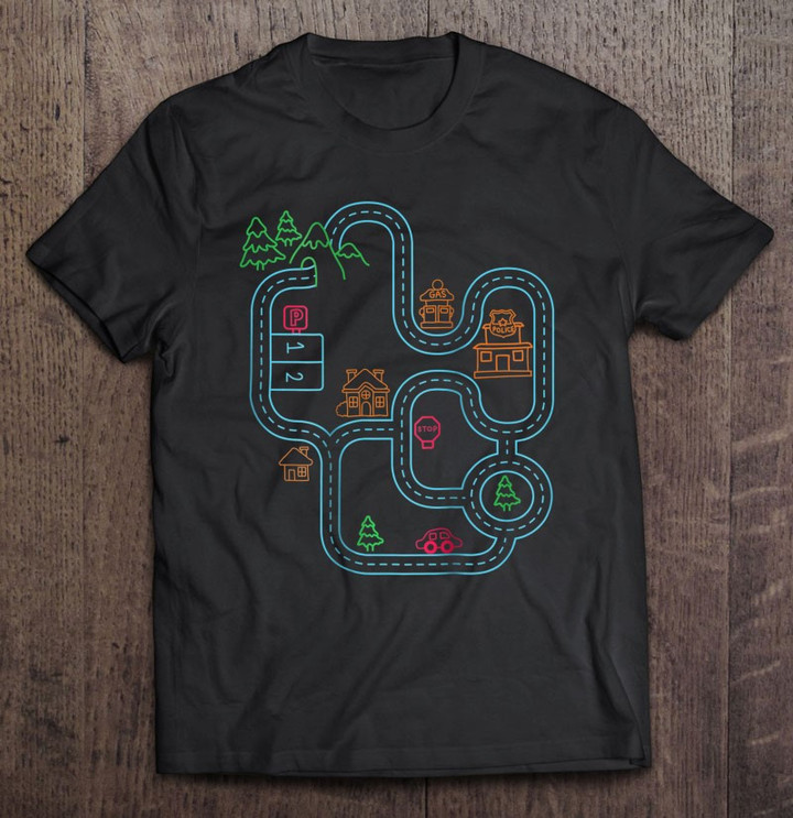 play-cars-on-daddys-back-car-play-mat-gift-for-dad-t-shirt