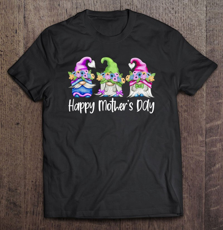 happy-mothers-day-cute-gnomes-floral-for-mom-daughter-t-shirt