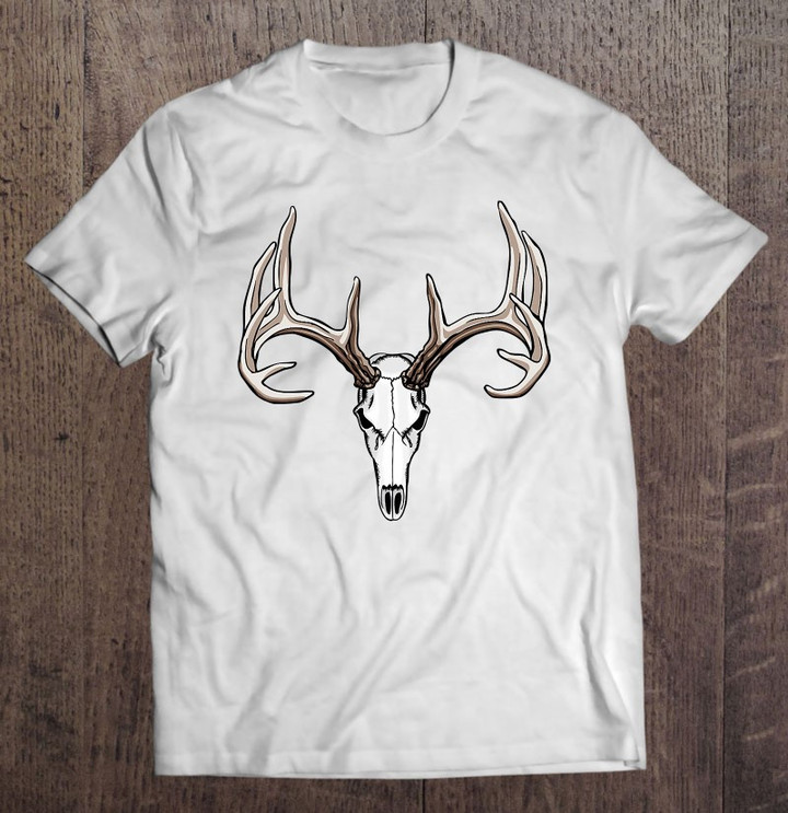 whitetail-deer-skull-t-shirt