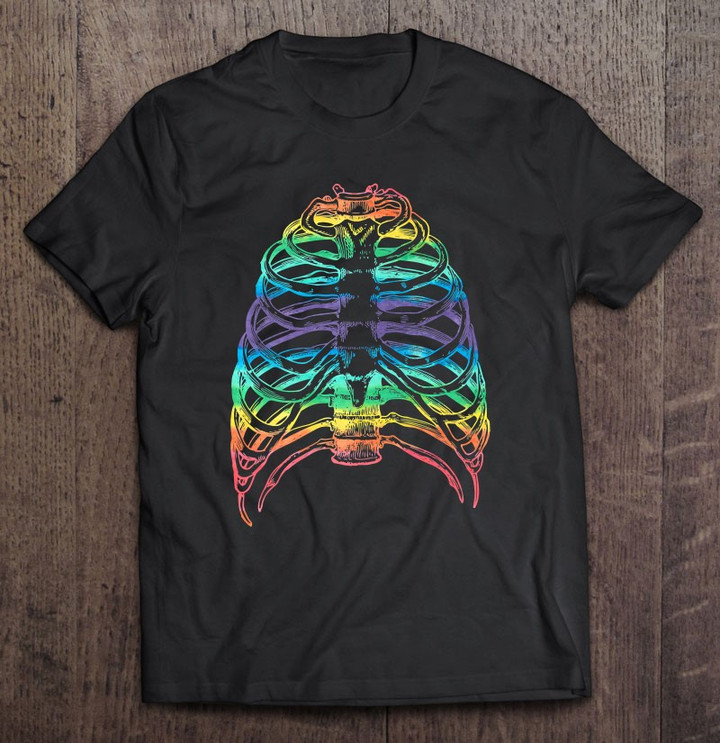 vintage-rainbow-skeleton-bones-ribs-halloween-t-shirt