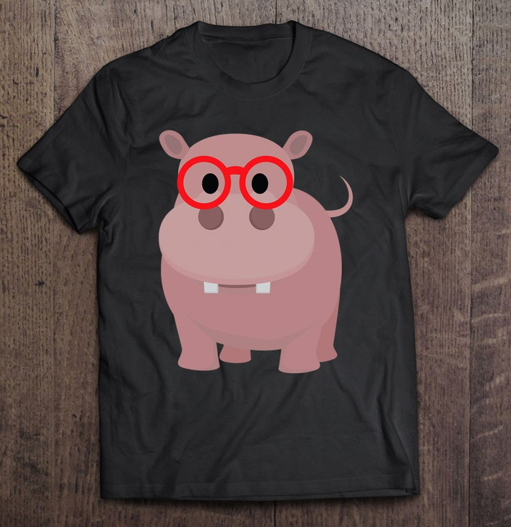 hippopotamus-nerdy-hippo-t-shirt