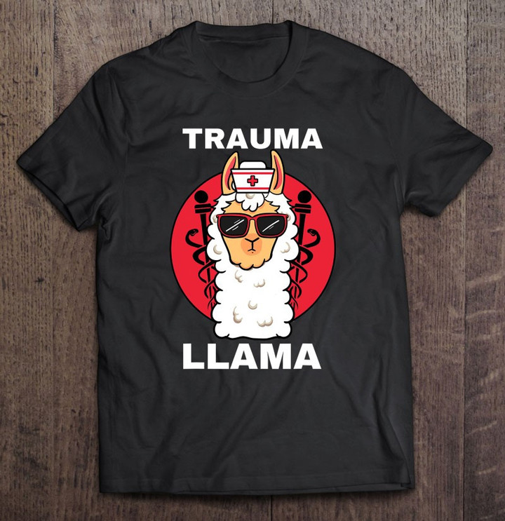 trauma-llama-emt-responder-emergency-medical-technician-ems-t-shirt