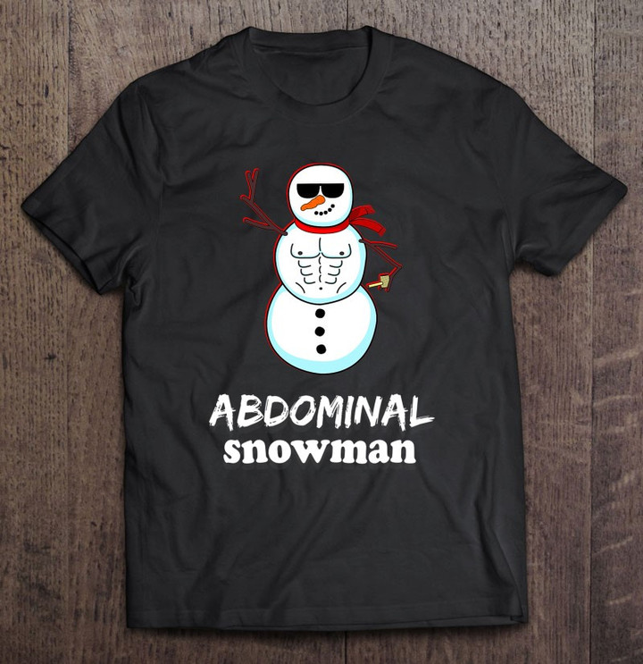 abdominal-snowman-christmas-pun-funny-joke-t-shirt