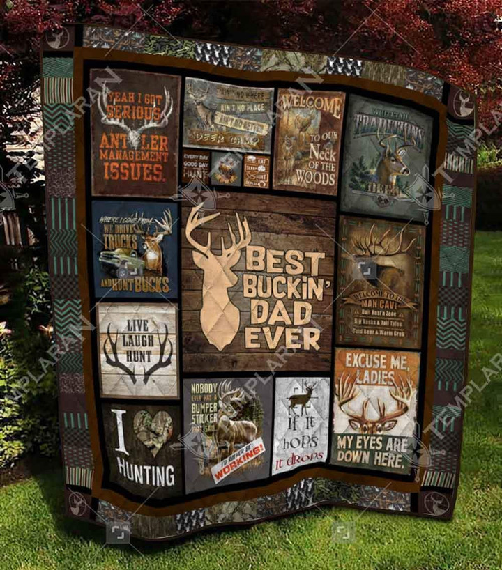 best-buckin-dad-hunting-jr806-quilt
