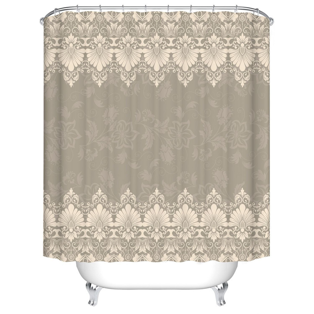 Floral Stall Shower Curtain Vintage Glamour Luxurious Print