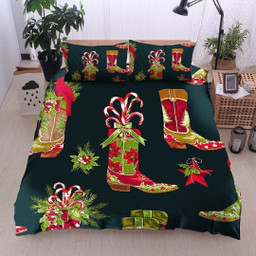 Christmas Twin Queen King Cotton Bed Sheets Spread Comforter Duvet Cover Bedding Set IYT