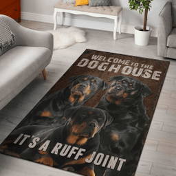Rottweiler Dog House Ver NTA020398 Rug