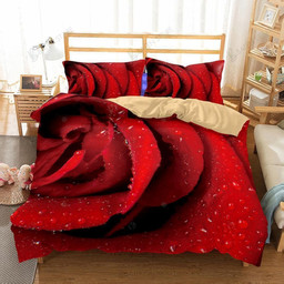 3D Art Pattern Valentineâ€™S Day Rose  Printed Bedding Set Bedroom Decor