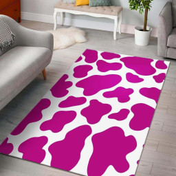 Hot Pink And White Cow CL17100370MDR Rug