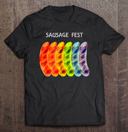 gay-sausage-fest-dark-colored-shirts-t-shirt