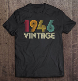 75th-birthday-gift-75-years-old-retro-vintage-1946-ver2-t-shirt