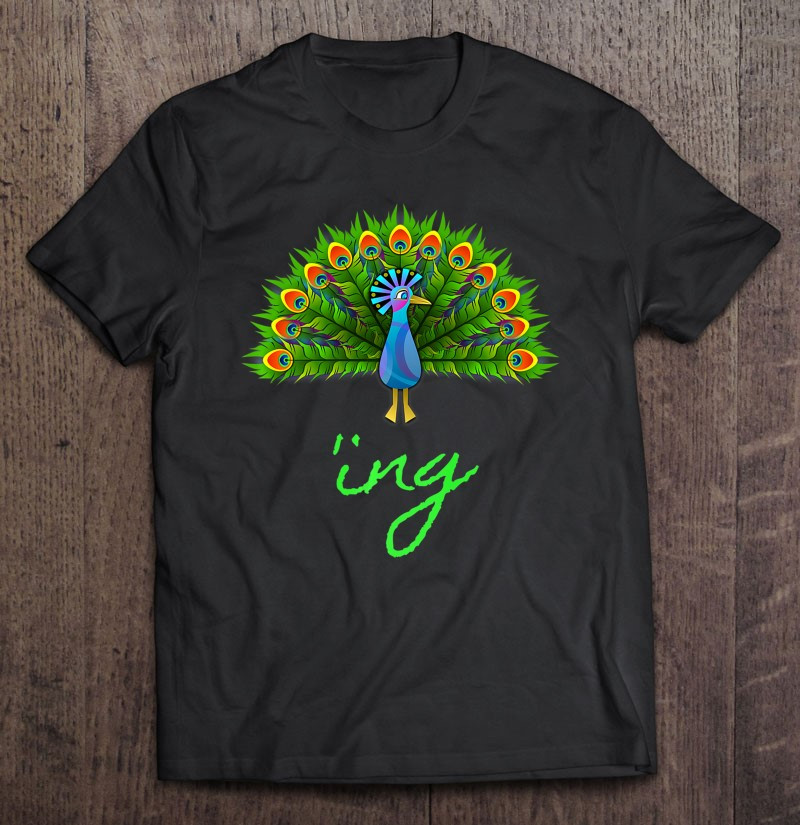 peacocking-t-shirt