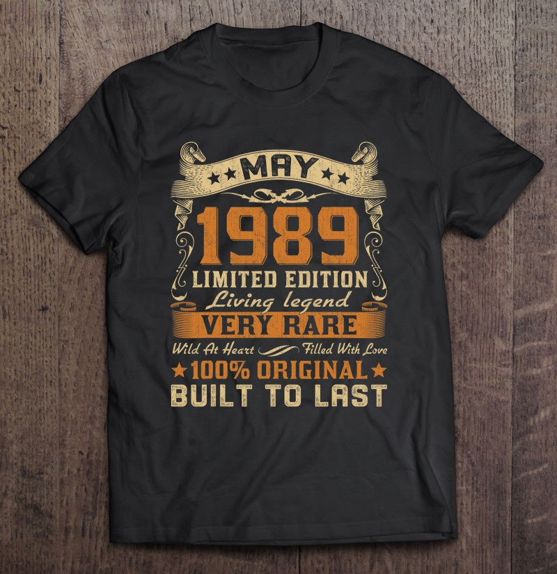 32nd-birthday-gift-32-years-old-retro-vintage-may-1989-ver2-t-shirt