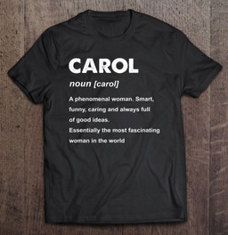 carol-name-t-shirt