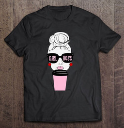 girl-boss-women-lady-coffee-cup-sunglasses-pink-lips-t-shirt