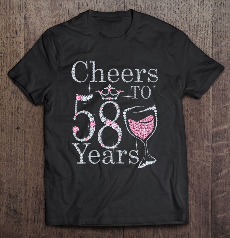 cheers-to-58-years-1963-58th-birthday-tee-gift-t-shirt