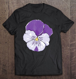 purple-pansy-flower-t-shirt