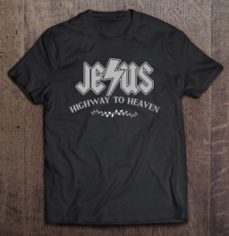 jesus-highway-to-heaven-christian-followers-saying-t-shirt