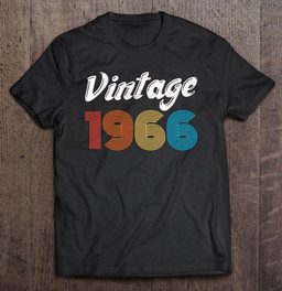55th-birthday-gift-retro-vintage-who-born-in-1966-ver2-t-shirt