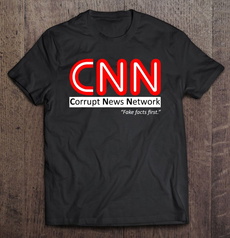 fake-news-corrupt-news-network-funny-political-humor-sarcasm-t-shirt