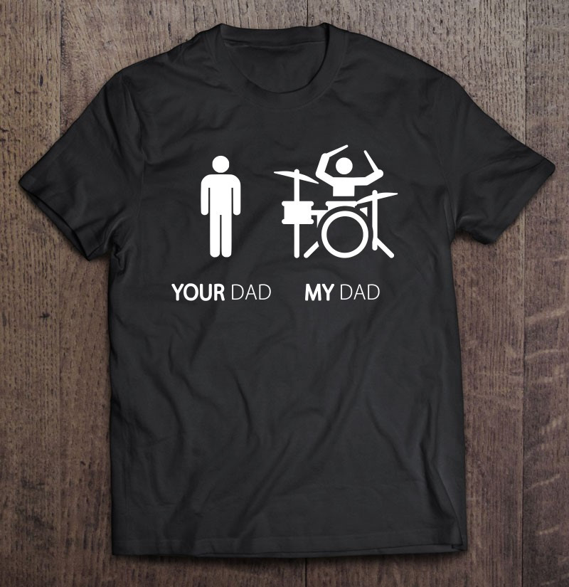 my-dad-is-a-drummer-funny-gift-t-shirt