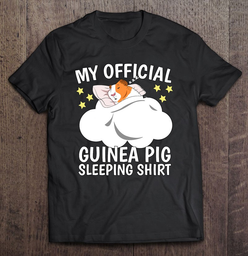 official-sleeping-shirt-sleep-pajama-naps-pj-guinea-pig-t-shirt