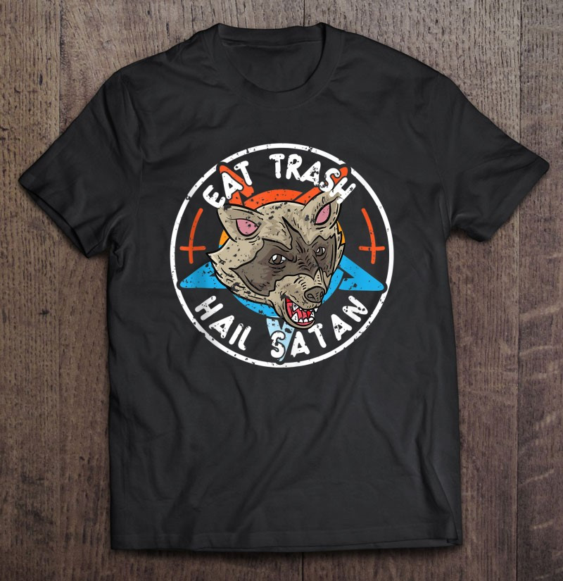 eat-trash-hail-satan-raccoon-pentagram-satanic-garbage-gang-t-shirt