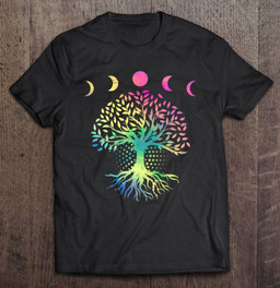 earth-day-2021-phases-of-the-moon-retro-vibe-tree-environment-t-shirt