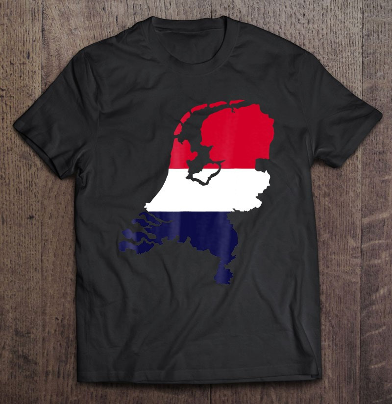 netherlands-map-flag-t-shirt
