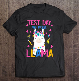 test-day-no-prob-llama-shirt-teacher-professor-joke-gift-t-shirt