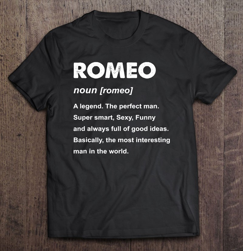 romeo-name-t-shirt