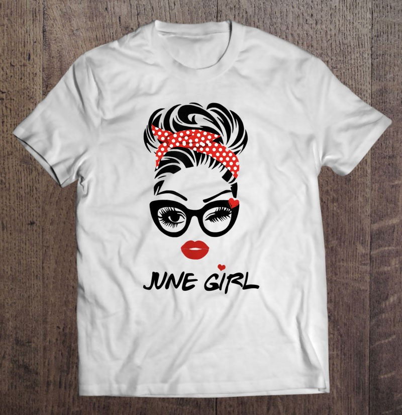 women-june-girl-wink-eye-women-face-was-born-in-june-t-shirt
